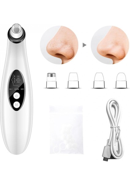 Vakumlu Siyah Nokta ve Akne Temizleme Cihazı C1