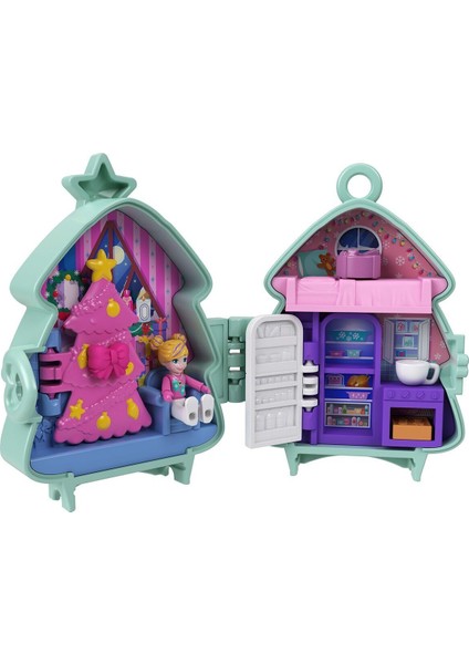 JGM53 Polly Pocket Sevimli Yılbaşı 2li Paket Oyun Seti modelleri
