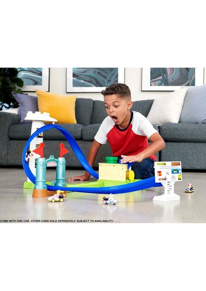 HGK59 Hw Mario Kart Keskin Dönüşler Pist Seti /hot Wheels