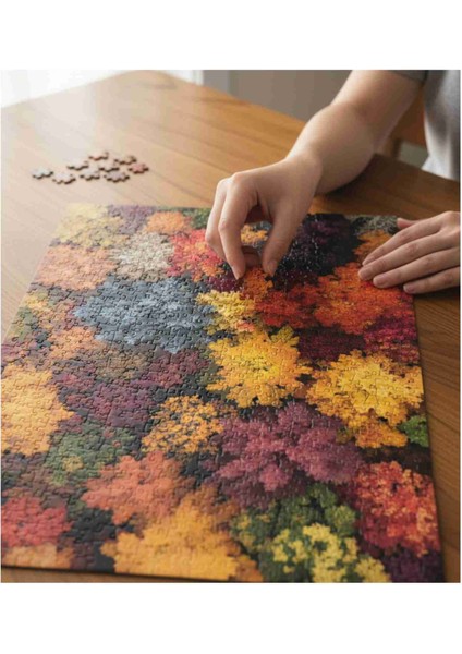 Renkli Orman Çiçekleri 120 , 255 , 500 , 1000 Parça Ahşap (Mdf) Puzlle Yapboz fırsatları