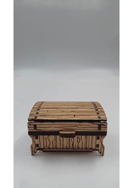Ahşap Dekoratif Sandık Kutu 9 cm x 6 cm x 5 cm indirimleri