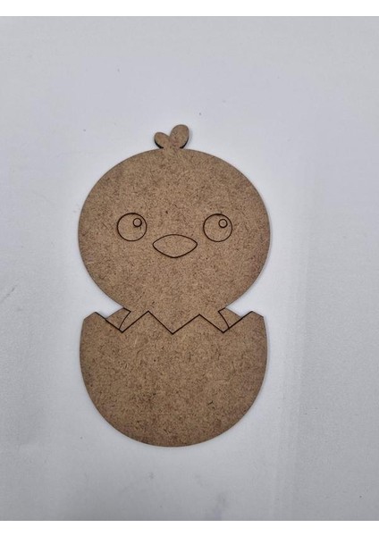 5 Adet Sevimli Civciv Ahşap Boyama Okul Diy Etkinlik Aktivite Sanat No1 15 cm x 9 cm