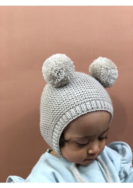 Ponponlu El Örgüsü Unisex Bebek/çocuk Bere fiyatları