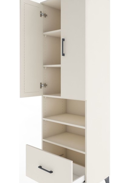 Hyperion Dolap 5 Raflı Tek Çekmeceli 2 Kapaklı 60X44X195 Aytaşı-Aytaşı indirimleri