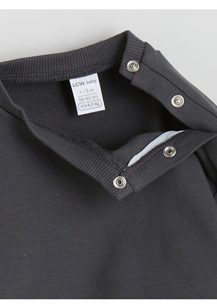 Yeni Sezon Bisiklet Yaka Erkek Bebek Sweatshirt modelleri