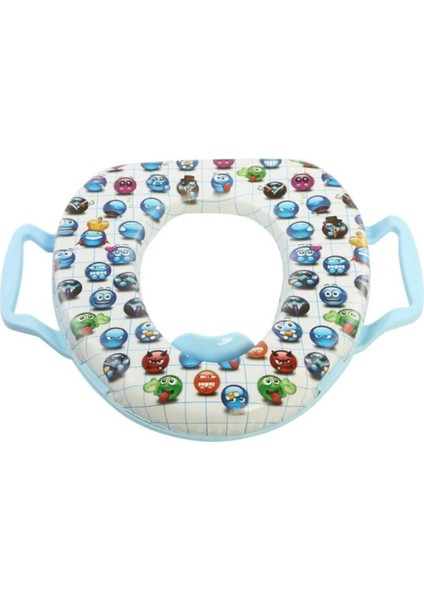 Renkli ve Rahat Çocuk Klozet Kapağı Adaptörü, Güvenli ve Eğlenceli Tuvalet Eğitimi