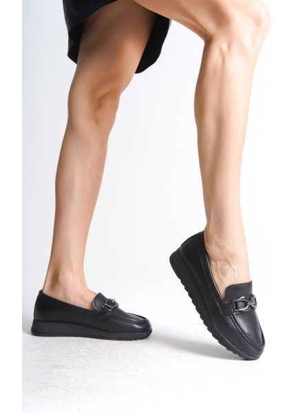 Gıselle Ortopedik Rahat Taban Toka Detaylı Klasik Kadın Babet Anne Ayakkabısı Cst - Siyah fırsatları