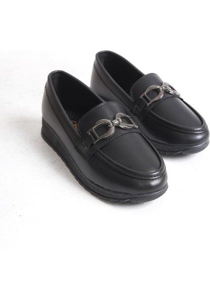 Gıselle Ortopedik Rahat Taban Toka Detaylı Klasik Kadın Babet Anne Ayakkabısı Cst - Siyah indirimleri