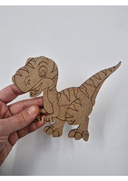 5 Adet Sevimli Dinozor Model 7 Ahşap Boyama Okul Diy Etkinlik Aktivite Sanat 15 cm x 12 cm fiyatları
