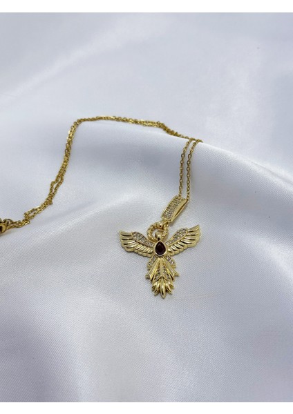 Taşlı Anka Kuşu Kolye indirimleri