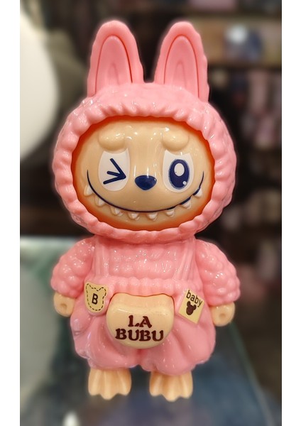 Labubu Değişen Yüzlü Plastik Anahtarlık (10CM) AD48166