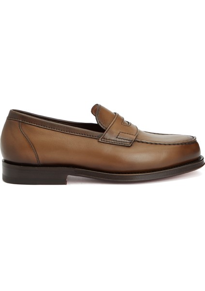 Quentin Kahverengi Erkek Deri Loafer