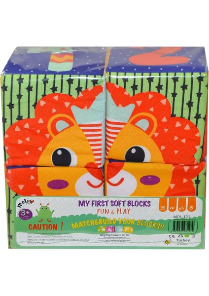 MOL-121 Pvc 4lü Eğitici Küp