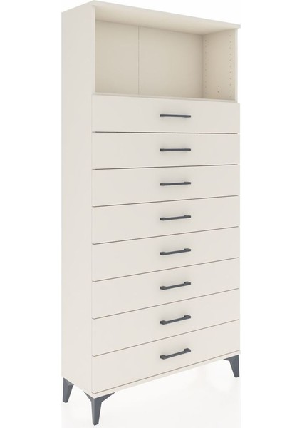 Arges Dolap Tek Raflı 8 Çekmeceli 88X30X182 Aytaşı-Aytaşı fiyatları