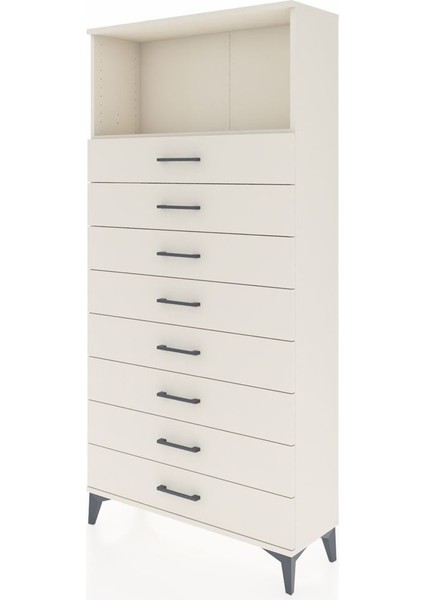 Arges Dolap Tek Raflı 8 Çekmeceli 88X30X182 Aytaşı-Aytaşı modelleri