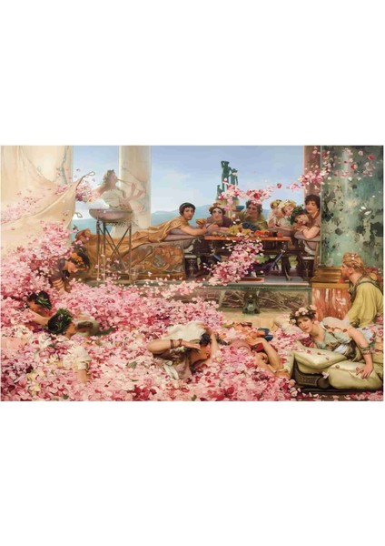 The Roses Of Heliogabalus Sir Lawrence Alma 120 , 255 , 500 , 1000 Parça Ahşap Puzzle(Mdf) Yapboz