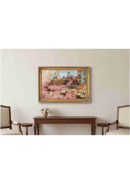 The Roses Of Heliogabalus Sir Lawrence Alma 120 , 255 , 500 , 1000 Parça Ahşap Puzzle(Mdf) Yapboz modelleri