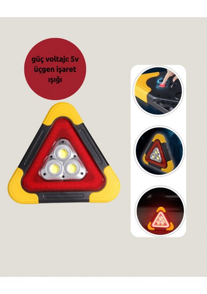 Wizard 2000MAH Kapasiteli Taşınabilir Üçgen Park Lambası fiyatları