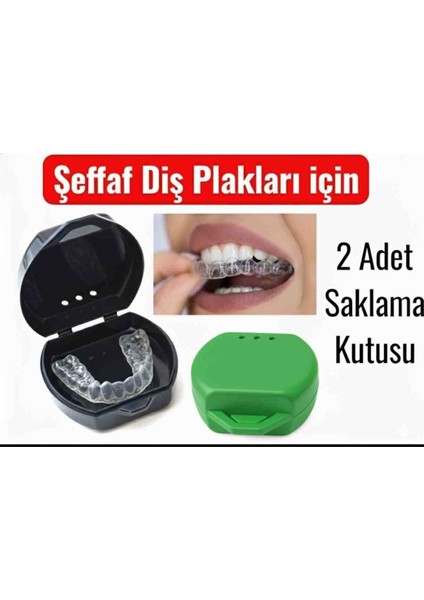 Şeffaf Plak Için Saklama Taşıma Kabı 2 Adet