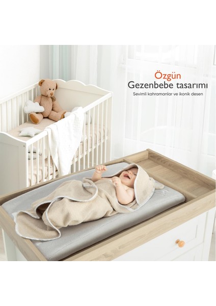 Hero Teddy Başlıklı Bebek Kurulama Havlusu 75 x 80 cm indirimleri
