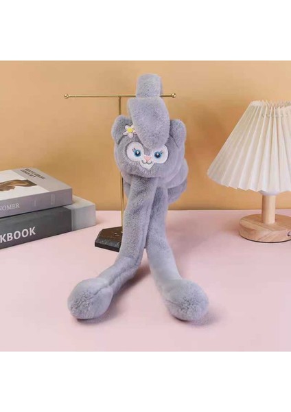3-12 Yaş Oynar Kulaklı Sesli Kışlık Kulaklık Peluş Kulaklık Çocuk Kulaklık Kız Çocuk Kulaklık