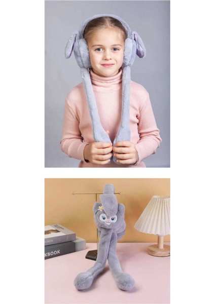 3-12 Yaş Oynar Kulaklı Sesli Kışlık Kulaklık Peluş Kulaklık Çocuk Kulaklık Kız Çocuk Kulaklık fiyatları