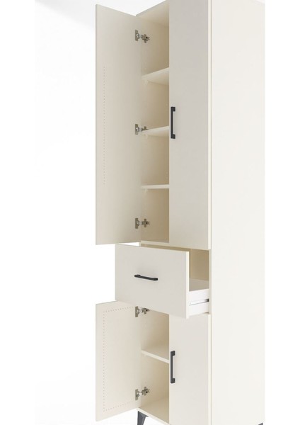 Hyperion Dolap 5 Raflı Tek Çekmeceli 4 Kapaklı 60X44X243 Aytaşı-Aytaşı indirimleri