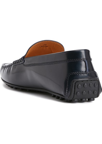 Lacivert Erkek Deri Driver modelleri