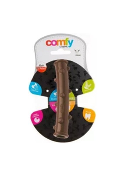 Comfy Dental Köpek çubuk Oyuncağı Kahverengi 18X4 cm - Petshopundan