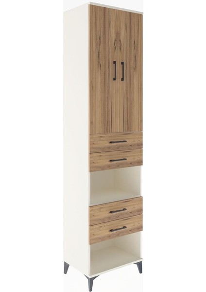 Hyperion Dolap 4 Raflı 4 Çekmeceli 2 Kapaklı 60X44X243 Aytaşı-Çam fiyatları