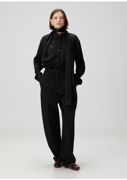 Sinton Siyah Saten Gömlek fiyatları