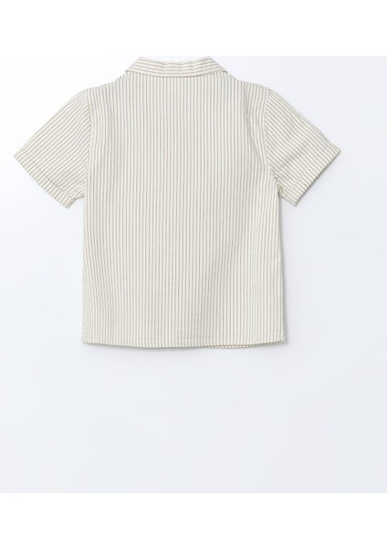 Yeni Sezon Çizgili Erkek Çocuk Keten Gömlek fırsatları