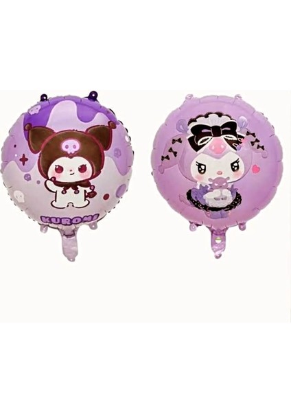 Kuromi Folyo Balon Yuvarlak 40 cm