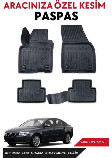Volvo S40 2011 Model Bagaj Havuzu+Paspas Takımı Full Takım