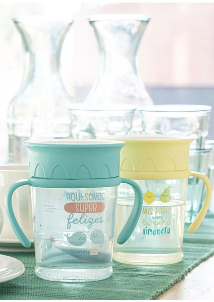 Kulplu 360 Derece Içilebilen Pembe Alıştırma Bardağı fırsatları