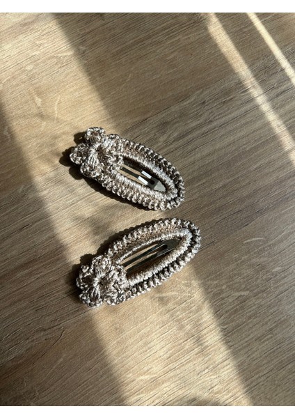 Gold Papatya Çıtçıtlı Toka 2'li