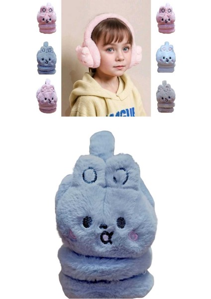 1 Adet Tavşan Model Kışlık Kulaklık Peluş Kulaklık Çocuk Peluş Kulaklık Kız Çocuk Kulaklık