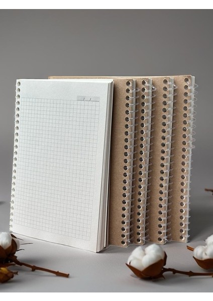 Kareli Defter 14,8X21 cm | Göz Yormayan Geri Dönüşüm Kağıdı | 140 Sayfa fiyatları