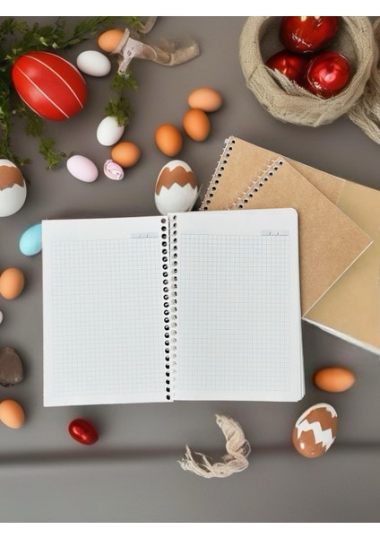 Kareli Defter 14,8X21 cm | Göz Yormayan Geri Dönüşüm Kağıdı | 140 Sayfa indirimleri