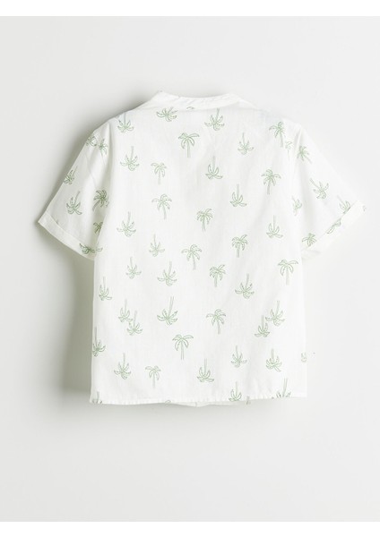 Yeni Sezon Kısa Kollu Poplin Erkek Çocuk Gömlek fiyatları