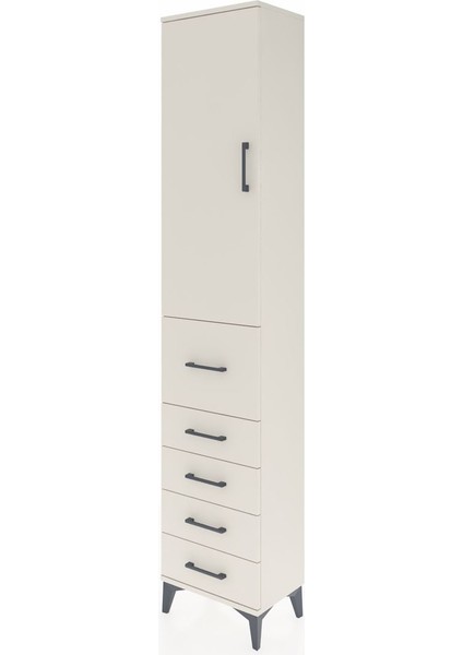 Arges Dolap 3 Raflı 5 Çekmeceli Tek Kapaklı 44X30X221 Aytaşı-Aytaşı modelleri