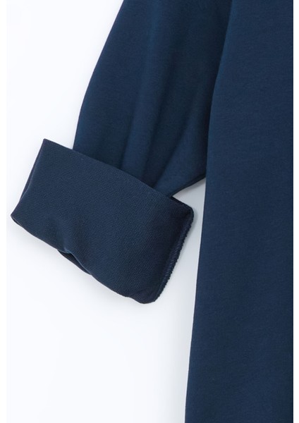 Yeni Sezon Bisiklet Yaka Erkek Bebek Sweatshirt 2'li modelleri