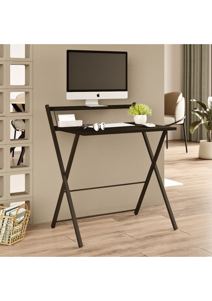 Metal Ayaklı Laptop Masası, Katlanır Çalışma Masası, Raflı Masa, Katlanır Laptop Sehpası modelleri