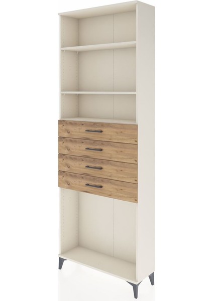 Arges Dolap 3 Raflı 4 Çekmeceli 88X30X243 Aytaşı-Çam modelleri