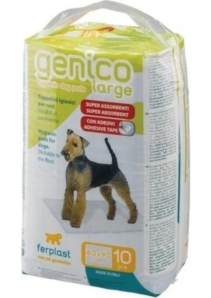 Yumuşak Köpek Tuvalet Pedi 10'lu Büyük Boy 60X90 cm