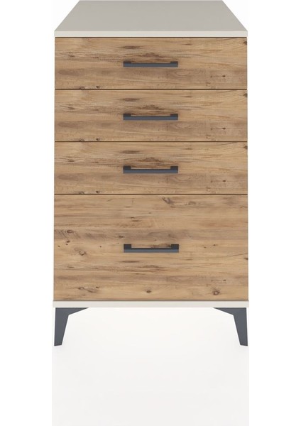 Kronos Komodin 4 Çekmeceli 60X59X96 Aytaşı-Çam