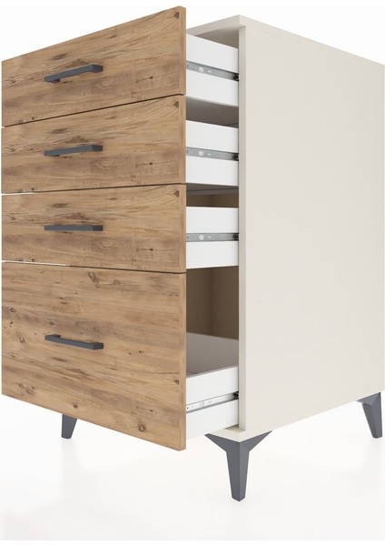 Kronos Komodin 4 Çekmeceli 60X59X96 Aytaşı-Çam indirimleri