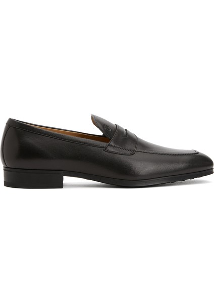 Siyah Erkek Deri Loafer