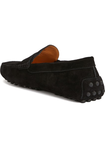 Siyah Erkek Süet Driver modelleri