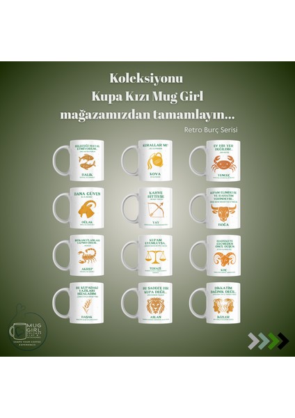 Aslan Burcu Kahve Kupası – Astroloji Temalı Hediye fiyatları